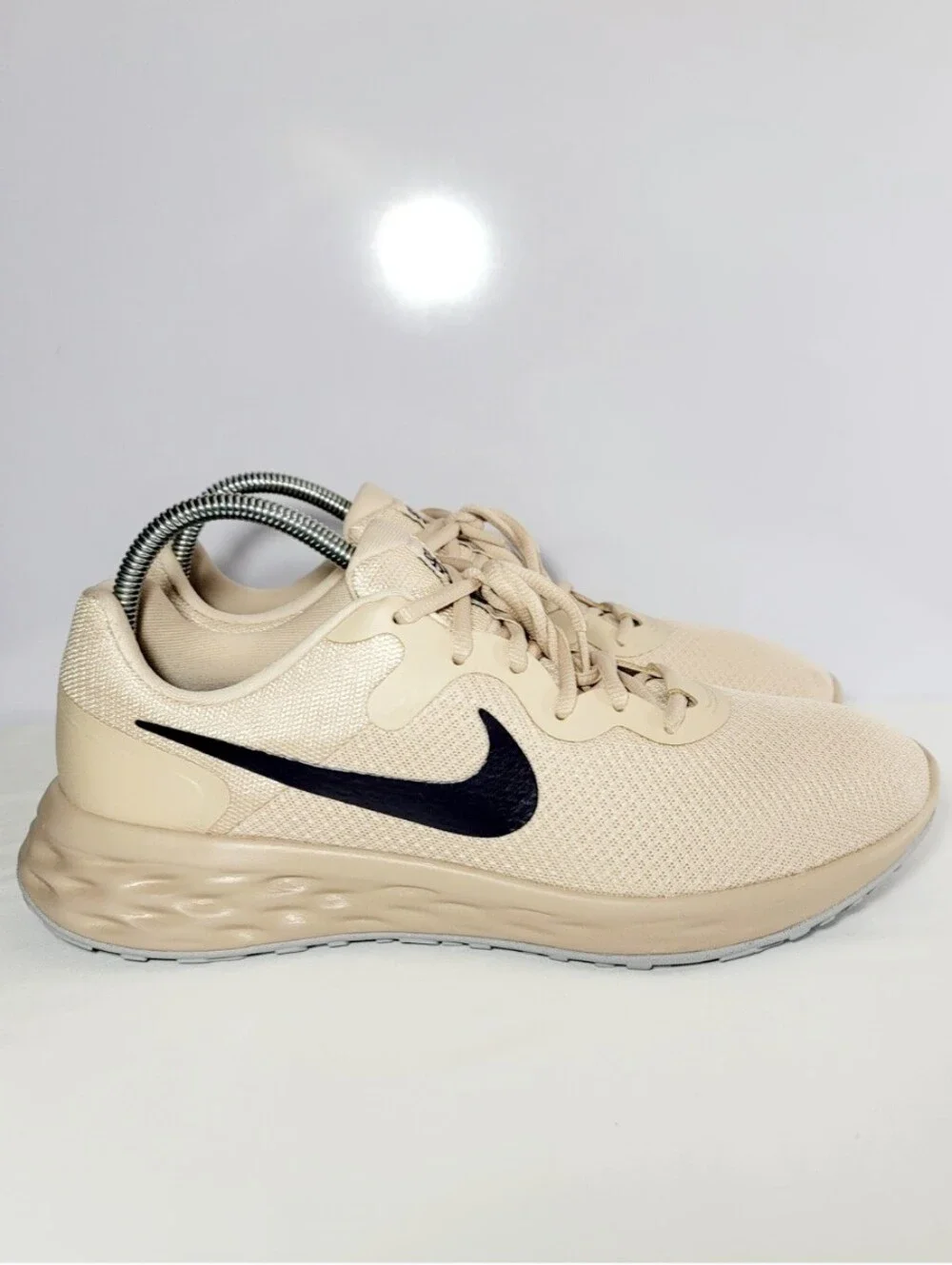 Nike Mens Size 11.5 Revolution 6 Next Nature Oatmeal Sneaker's.
